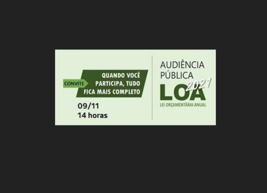 CONVITE AUDIÊNCIA PÚBLICA
